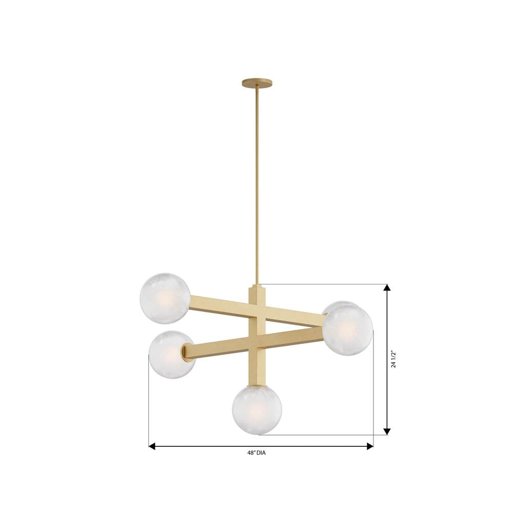 Minka-Lavery 2525-732 Legacy Brass Narra 47'' 5-light Chandelier Image 2
