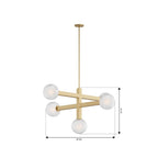 Minka-Lavery 2525-732 Legacy Brass Narra 47'' 5-light Chandelier Image 2