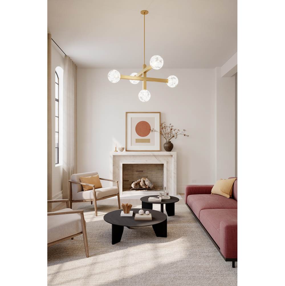 Minka-Lavery 2525-732 Legacy Brass Narra 47'' 5-light Chandelier Image 4