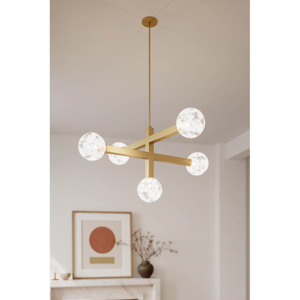 Minka-Lavery 2525-732 Legacy Brass Narra 47'' 5-light Chandelier Image 3