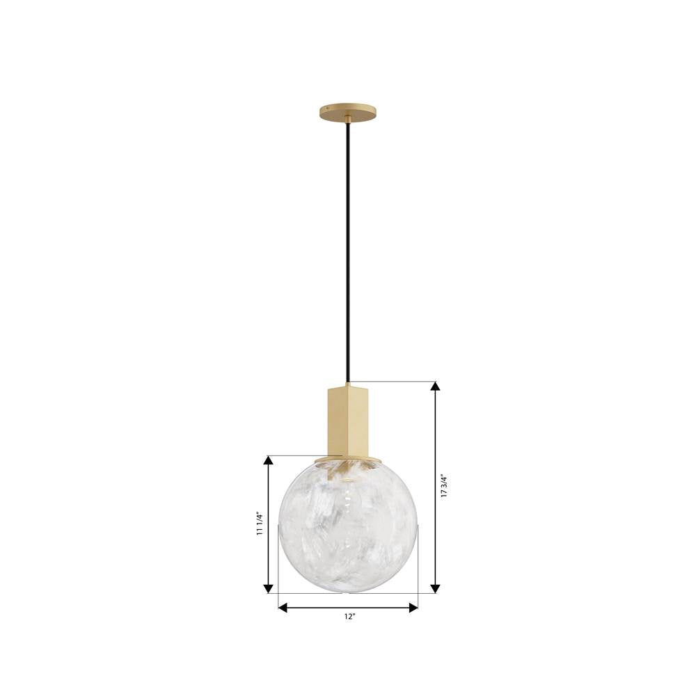 Minka-Lavery 2526-732 Legacy Brass Narra 12'' 1-light Pendant Image 2