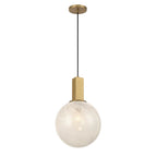 Minka-Lavery 2526-732 Legacy Brass Narra 12'' 1-light Pendant Image 1