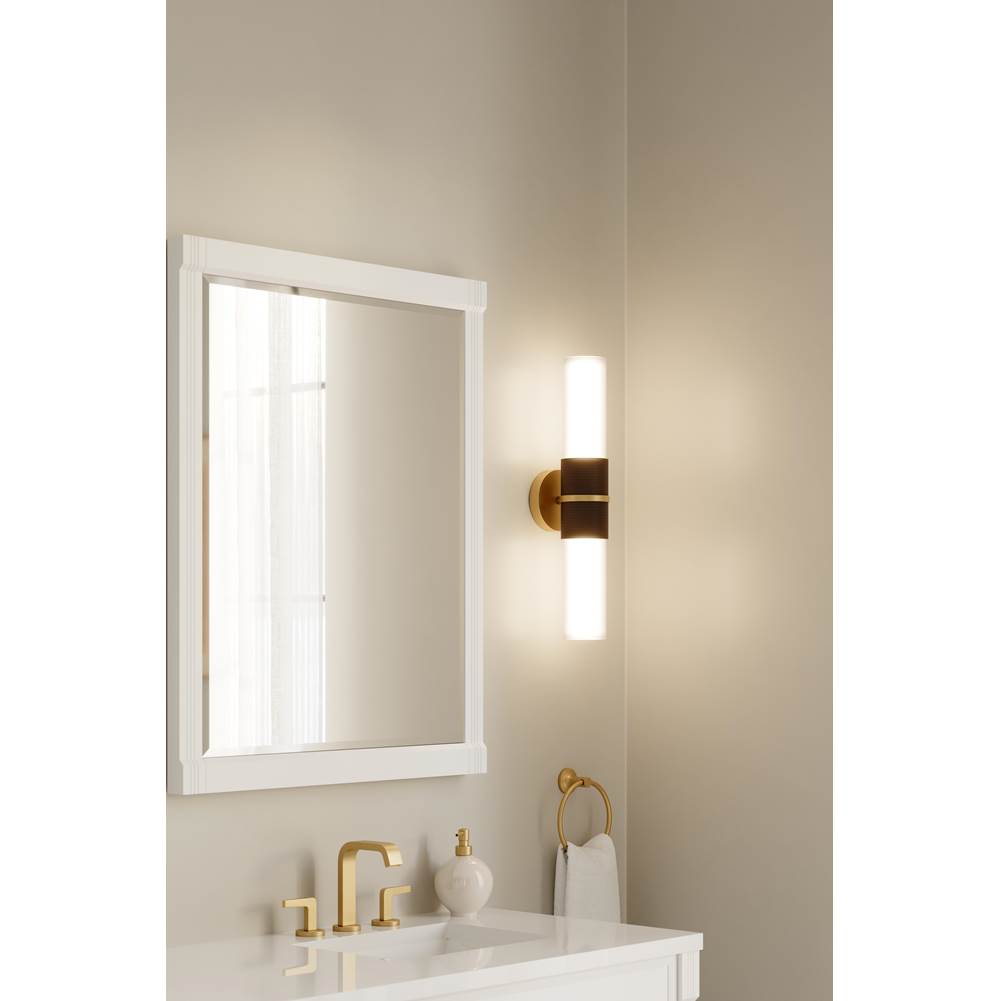 Minka-Lavery 2552-855 Legacy Brass Linthor 22.5'' High 2-light Wall Sconce Image 3