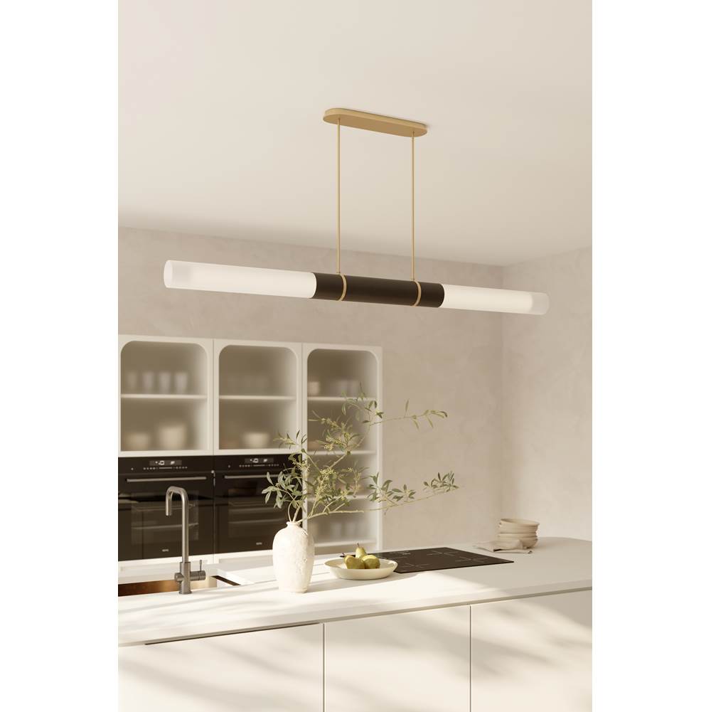 Minka-Lavery 2555-855-L Legacy Brass Linthor 64'' Led Linear Chandelier Image 3