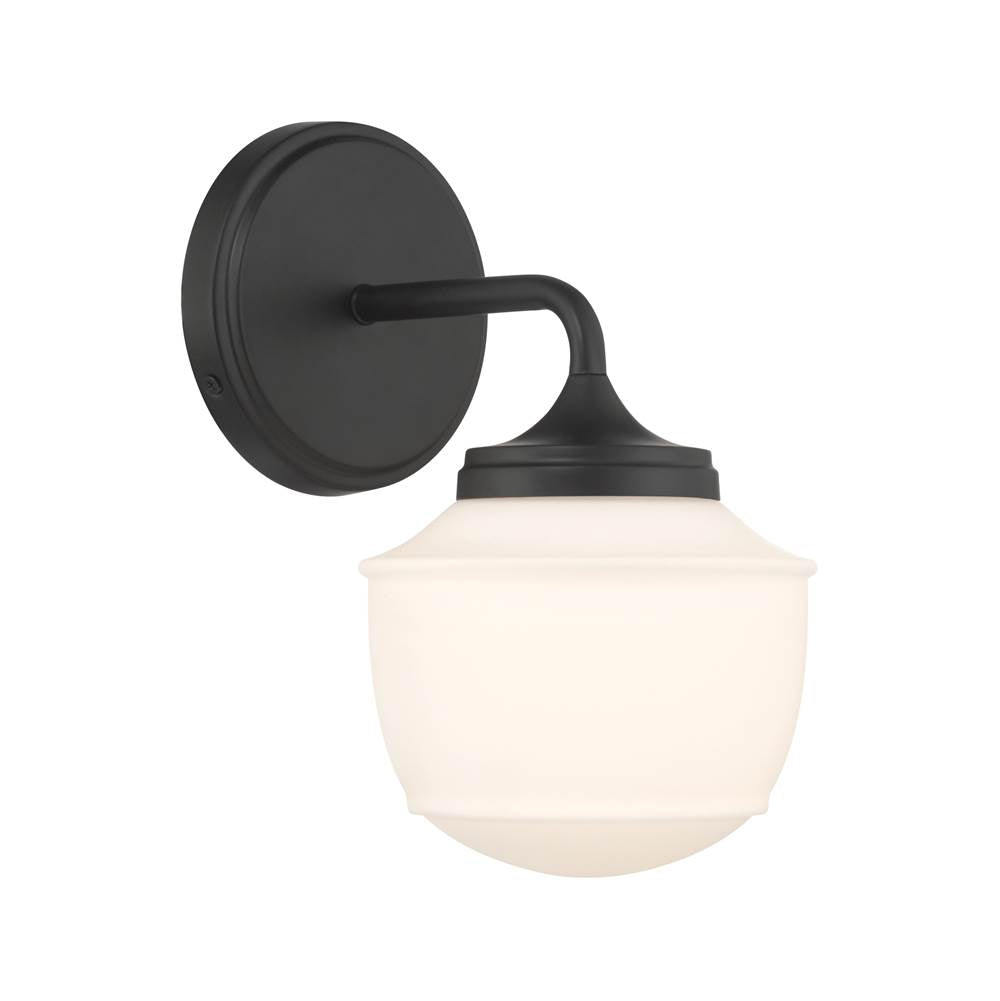 Minka-Lavery 2571-899 Dark Matte Black Cornwell 10'' High 1-light Bath Sconce Image 7