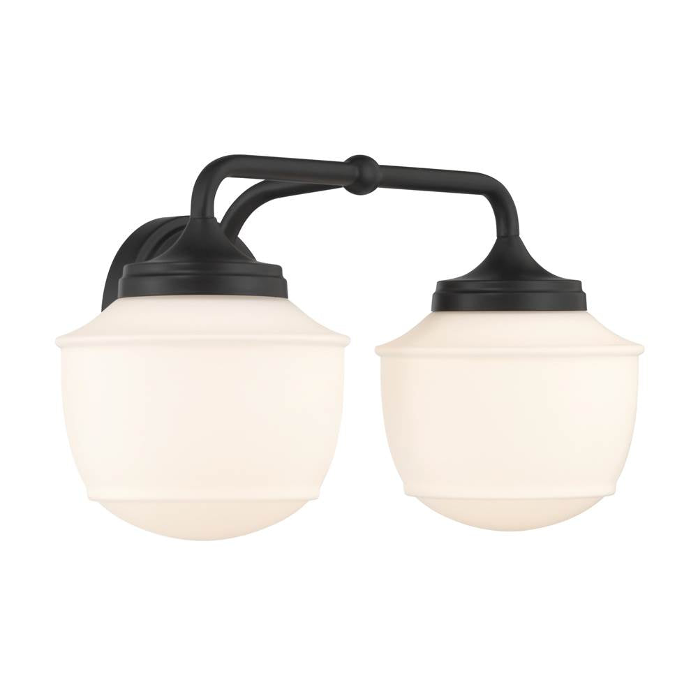 Minka-Lavery 2572-899 Dark Matte Black Cornwell 16'' 2-light Vanity Image 7