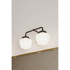 Minka-Lavery 2572-899 Dark Matte Black Cornwell 16'' 2-light Vanity Image 3