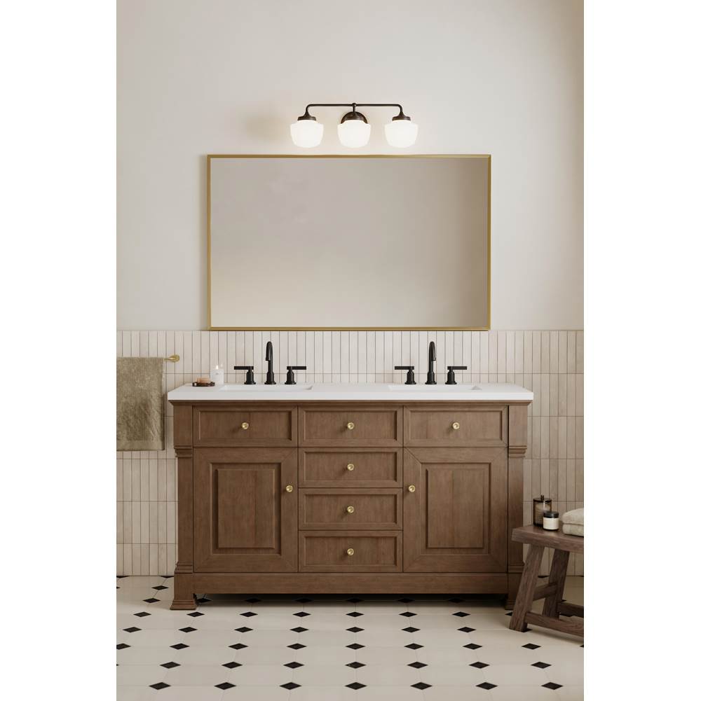 Minka-Lavery 2573-899 Dark Matte Black Cornwell 23'' 3-light Vanity Image 4
