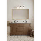 Minka-Lavery 2573-899 Dark Matte Black Cornwell 23'' 3-light Vanity Image 4