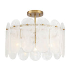 Minka-Lavery 2596-732 Legacy Brass 3 Light Semi Flush Image 7