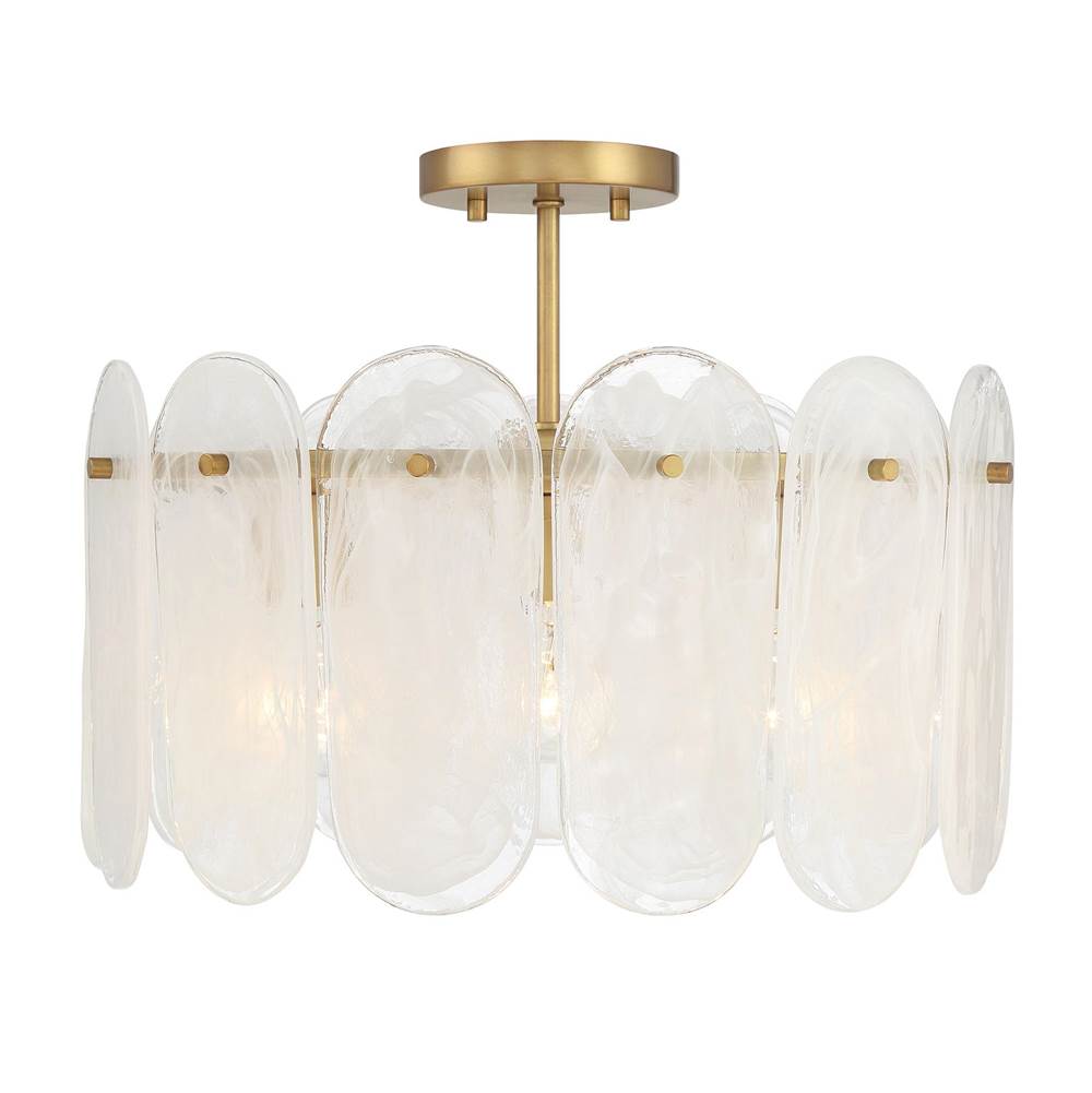 Minka-Lavery  3 Light Semi Flush