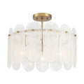 Minka-Lavery 2596-732 Legacy Brass 3 Light Semi Flush Image 1