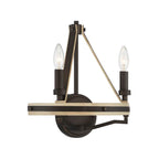 Minka-Lavery 2622-860 Dark Bronze 2 Light Wall Sconce Image 5