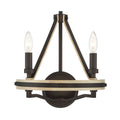 Minka-Lavery 2622-860 Dark Bronze 2 Light Wall Sconce Image 1