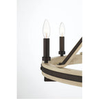 Minka-Lavery 2628-860 Dark Bronze 8 Light Candelier Image 3