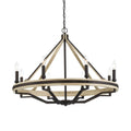 Minka-Lavery 2628-860 Dark Bronze 8 Light Candelier Image 1