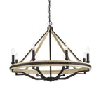 Minka-Lavery 2628-860 Dark Bronze 8 Light Candelier Image 1