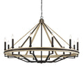 Minka-Lavery 2629-860 Dark Bronze 12 Light Chandelier Image 1