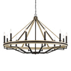 Minka-Lavery 2629-860 Dark Bronze 12 Light Chandelier Image 1