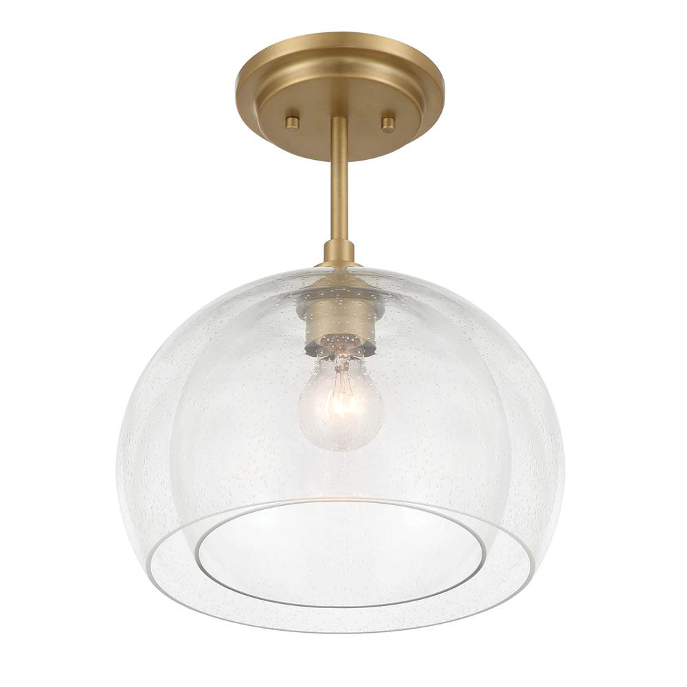 Minka-Lavery 2725-732 Legacy Brass Glint 12'' 1-light Convertible Semi Flush,pendant Image 3