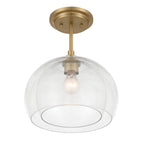 Minka-Lavery 2725-732 Legacy Brass Glint 12'' 1-light Convertible Semi Flush,pendant Image 3