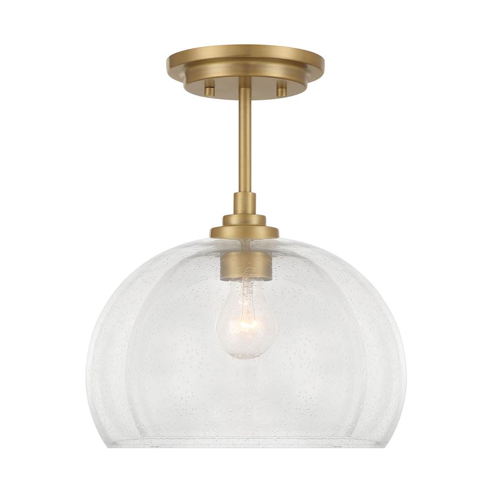 Minka-Lavery 2725-732 Legacy Brass Glint 12'' 1-light Convertible Semi Flush,pendant Image 2
