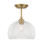 Minka-Lavery 2725-732 Legacy Brass Glint 12'' 1-light Convertible Semi Flush,pendant Image 2