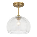 Minka-Lavery 2725-732 Legacy Brass Glint 12'' 1-light Convertible Semi Flush,pendant Image 1