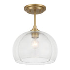 Minka-Lavery 2725-732 Legacy Brass Glint 12'' 1-light Convertible Semi Flush,pendant Image 1