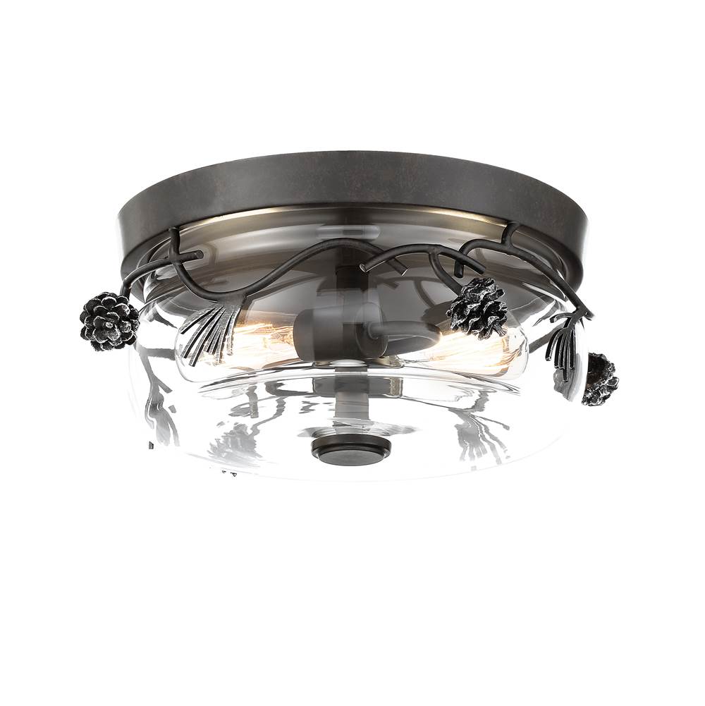 Minka-Lavery Ponderosa Ridge 3 Light Flush Mount