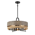 Minka-Lavery Silver Creek 4 Light Convertible Pendant