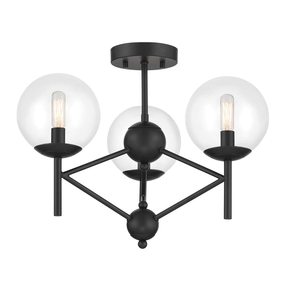 Minka-Lavery Auresa - 3 Light Semi Flush Mount