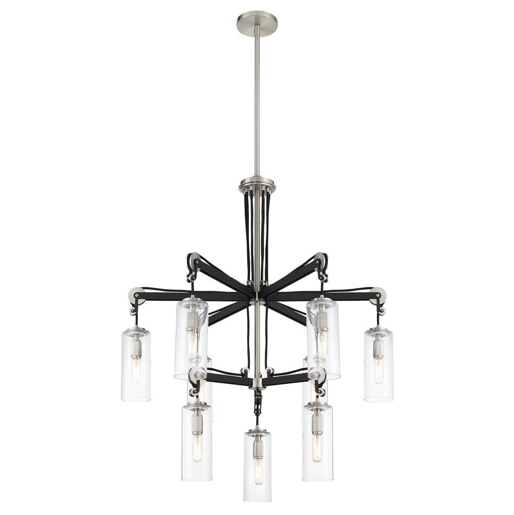 Minka-Lavery Pullman Junction 9 Light Chandelier