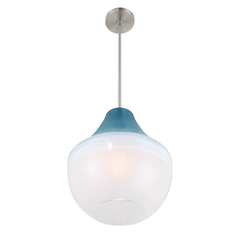 Minka-Lavery 292-84 Brushed Nickel 1 Light Pendant Image 2