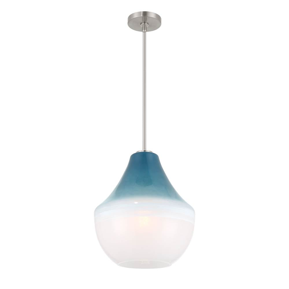 Minka-Lavery 292-84 Brushed Nickel 1 Light Pendant Image 1