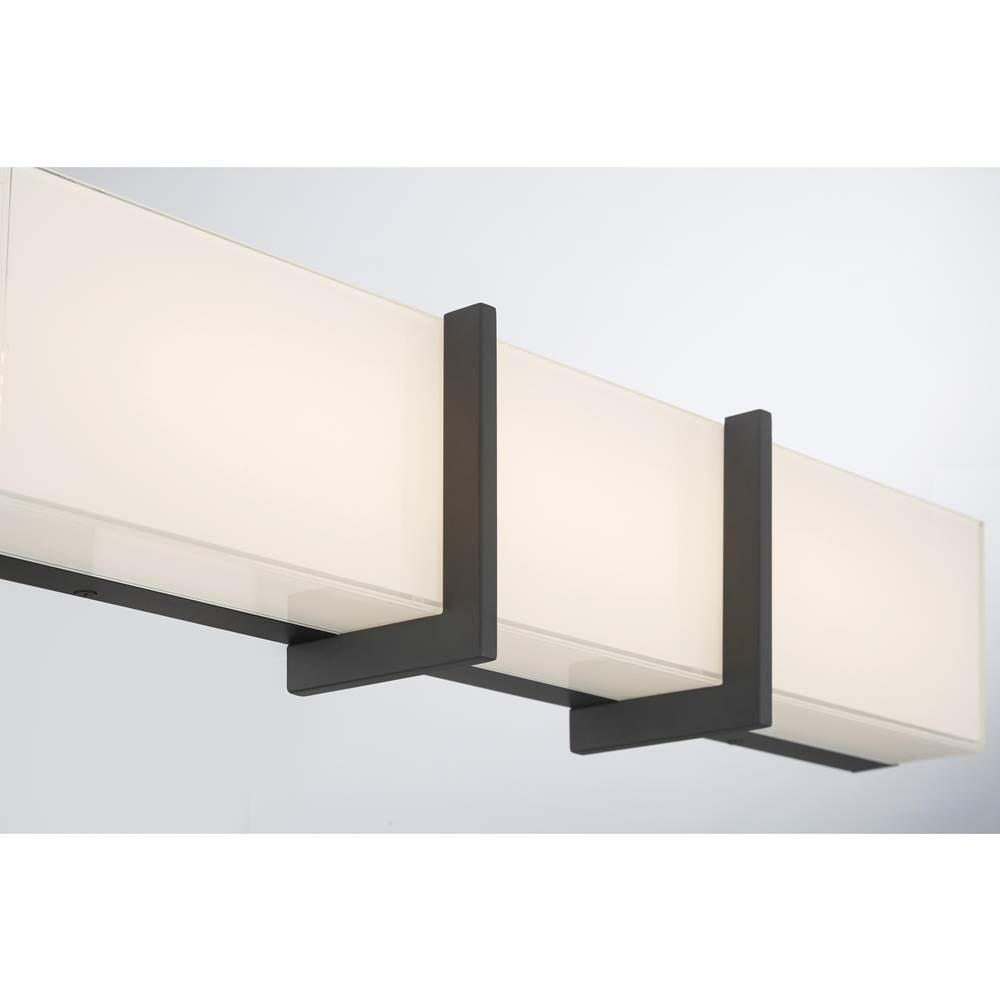Minka-Lavery 2922-899-L Dark Matte Black High Rise 24.25'' Led Bath Bar Image 6