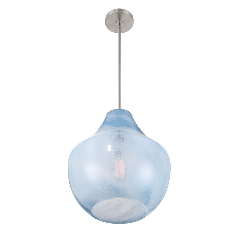 Minka-Lavery 293-84 Brushed Nickel 1 Light Pendant Image 2