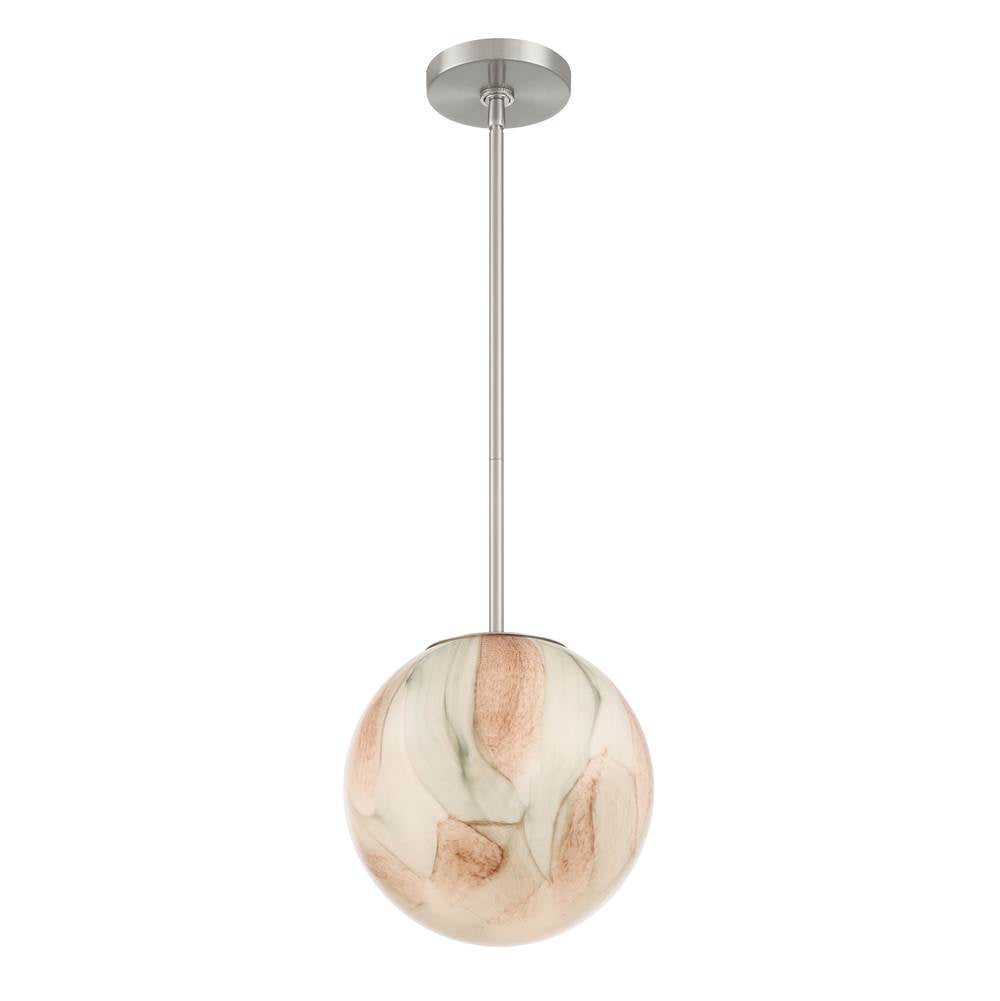 Minka-Lavery 295-84 Brushed Nickel 1 Light Pendant Image 3