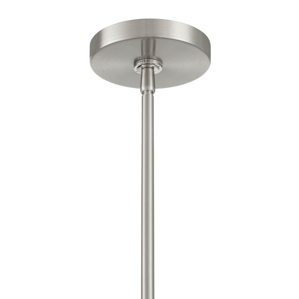 Minka-Lavery 295-84 Brushed Nickel 1 Light Pendant Image 2