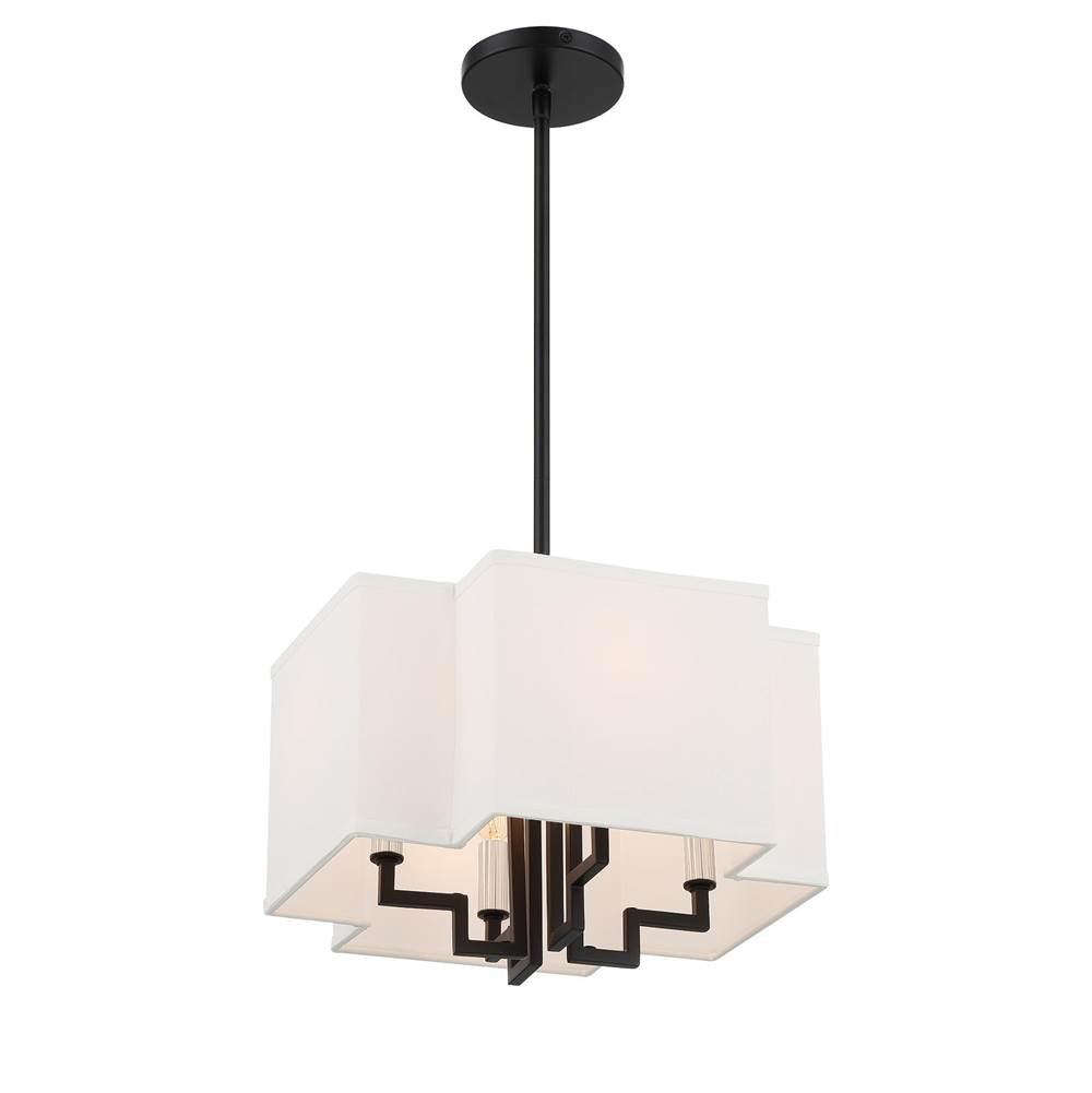 Minka-Lavery Upham Estates 4 Light Pendant And Semi Flush