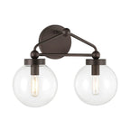 Minka-Lavery 2972-860 Dark Bronze 2 Light Vanity Image 5