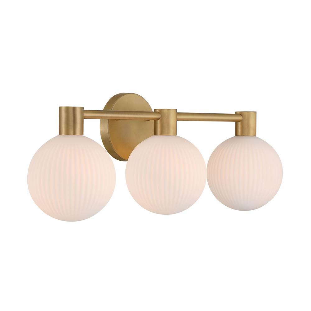 Minka-Lavery 2993-732 Legacy Brass 3 Light Vanity Image 4