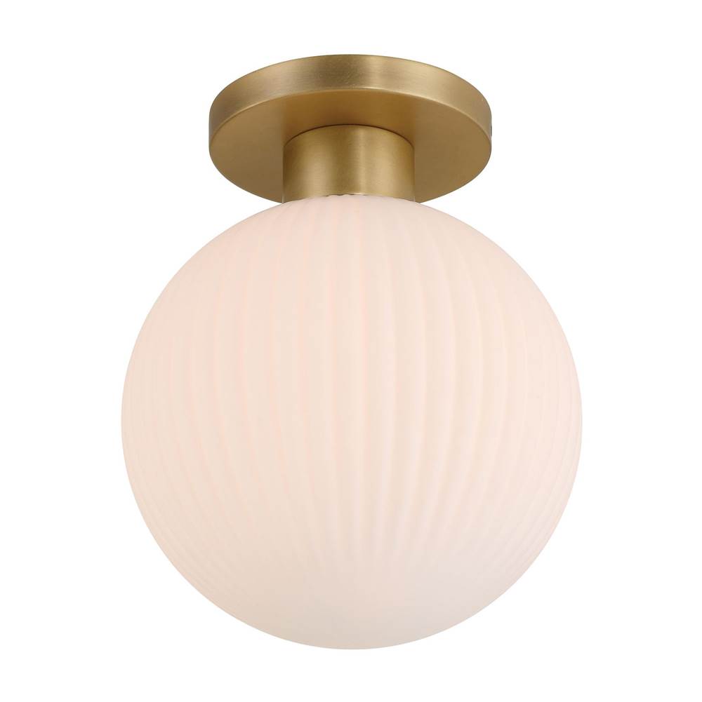 Minka-Lavery 2995-732 Legacy Brass 1 Light Flush Mount Image 4