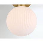 Minka-Lavery 2995-732 Legacy Brass 1 Light Flush Mount Image 3