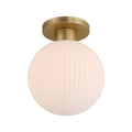 Minka-Lavery 2995-732 Legacy Brass 1 Light Flush Mount Image 1