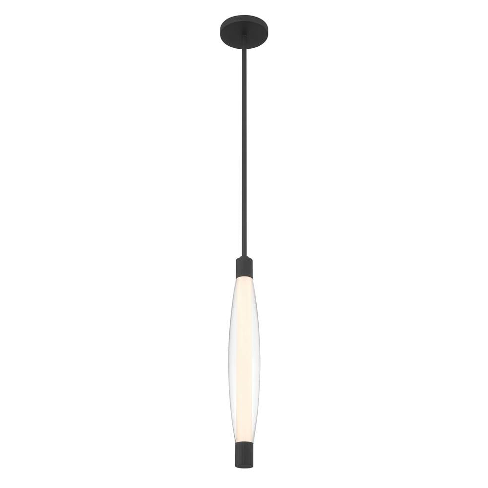 Minka-Lavery 3114-899-L Dark Matte Black Led Pendant Image 4