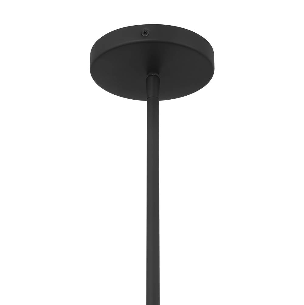 Minka-Lavery 3114-899-L Dark Matte Black Led Pendant Image 2