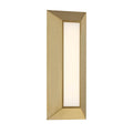 Minka-Lavery Cartaya Soft Brass Led Wall Sconce With White Faux Alabaster Diffuser