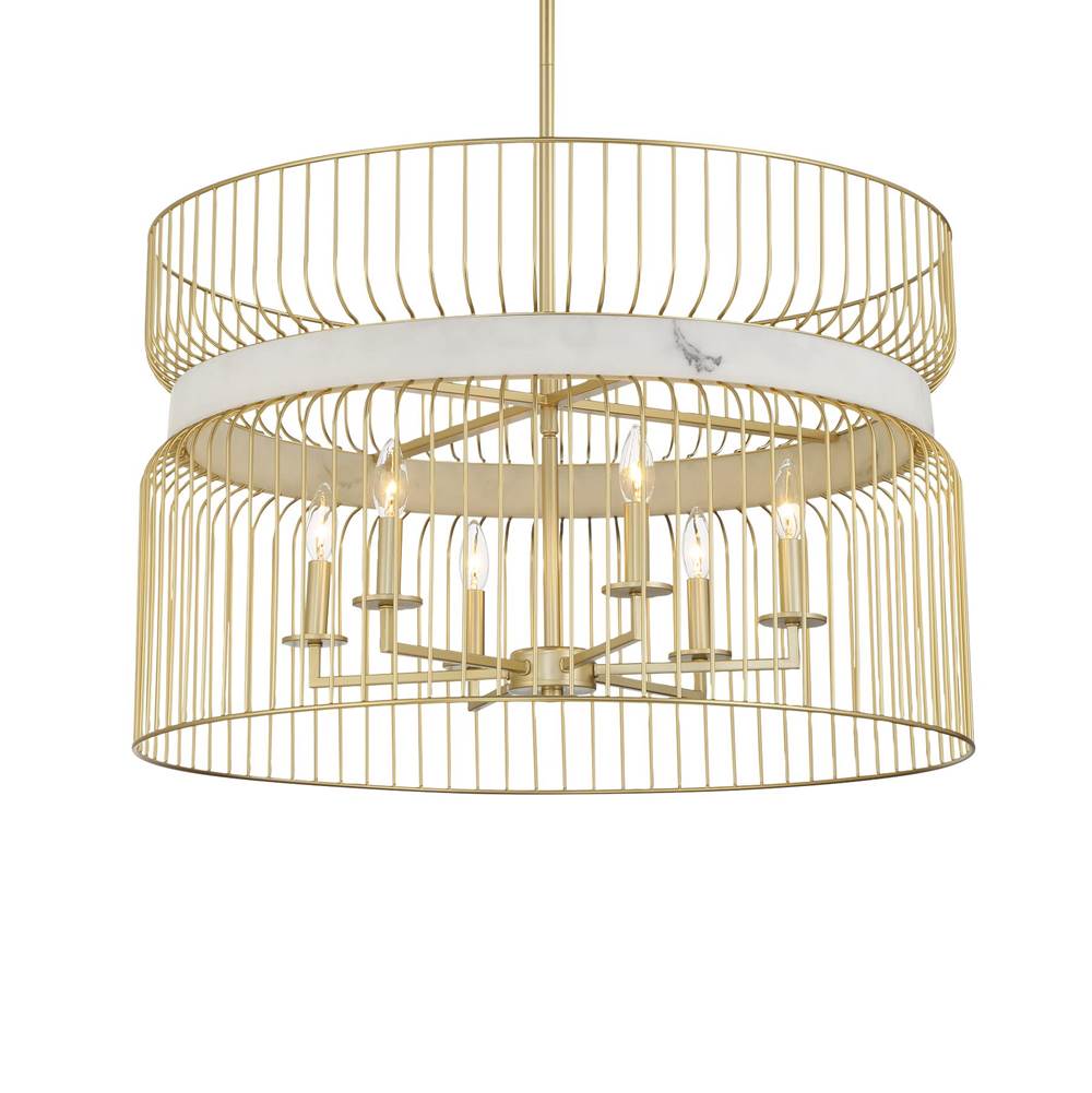 Minka-Lavery Park Slope 6 Light Pendant