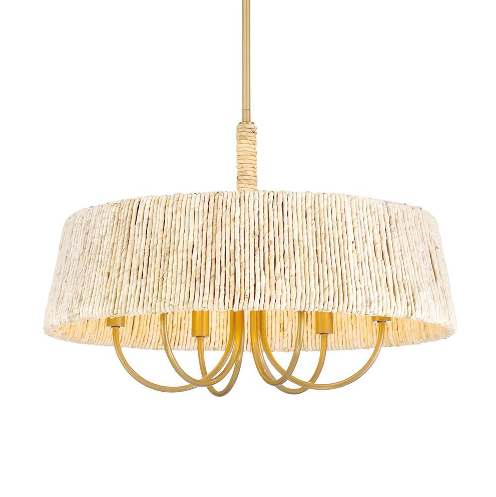 Minka-Lavery 3605-732 Legacy Brass 6 Light Pendant Image 1